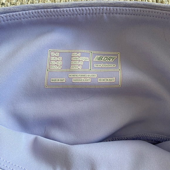 Full Length New Balance Leggings- Heathered Purple - Picture 4 of 5